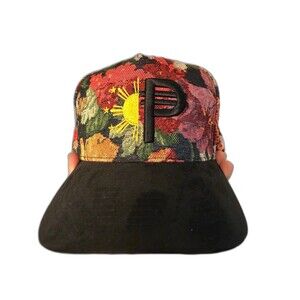 Eazy LA - “LOLA” SnapBack Filipino Peso Hat Floral Pinoy Sun Streetwear Hype
